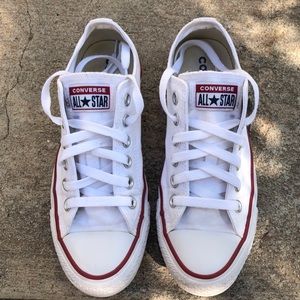 Women’s White Converse All Star Sneakers